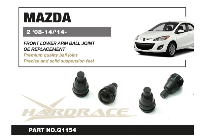 Rótula del brazo inferior delantero Hardrace - Ford Fiesta Mk7 ST 