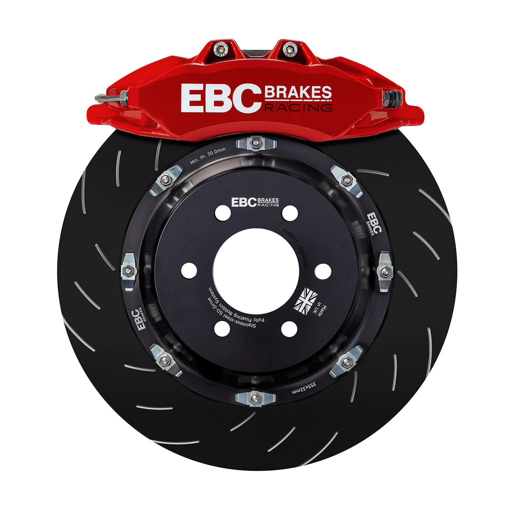 Kit de frenos grandes equilibrados EBC Racing para Toyota GR Yaris + Corolla de 355 mm
