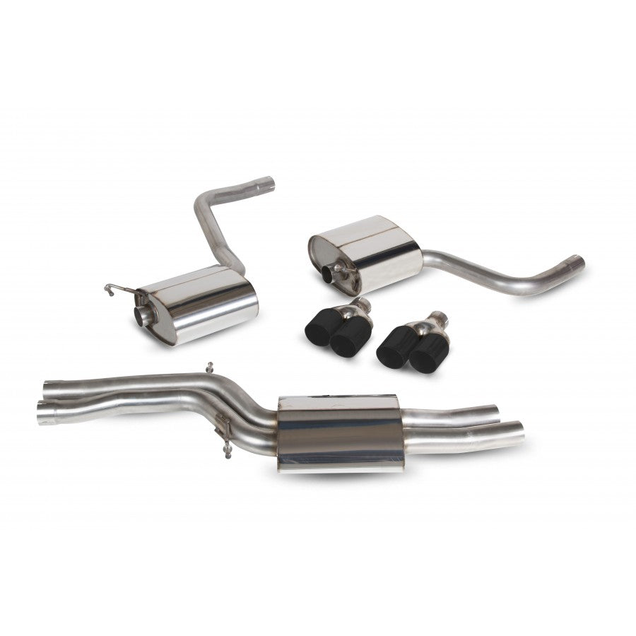 Sistema de escape medio para Audi S4 3.0 TFSI V6 Quattro y Avant B8/B8.5 de Scorpion