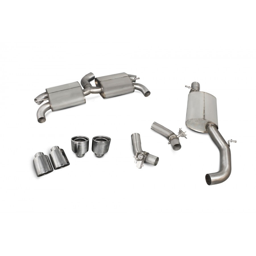 Sistema de escape Cat-Back para el Audi TTS MK3 8S Coupé Scorpion, modelo sin GPF