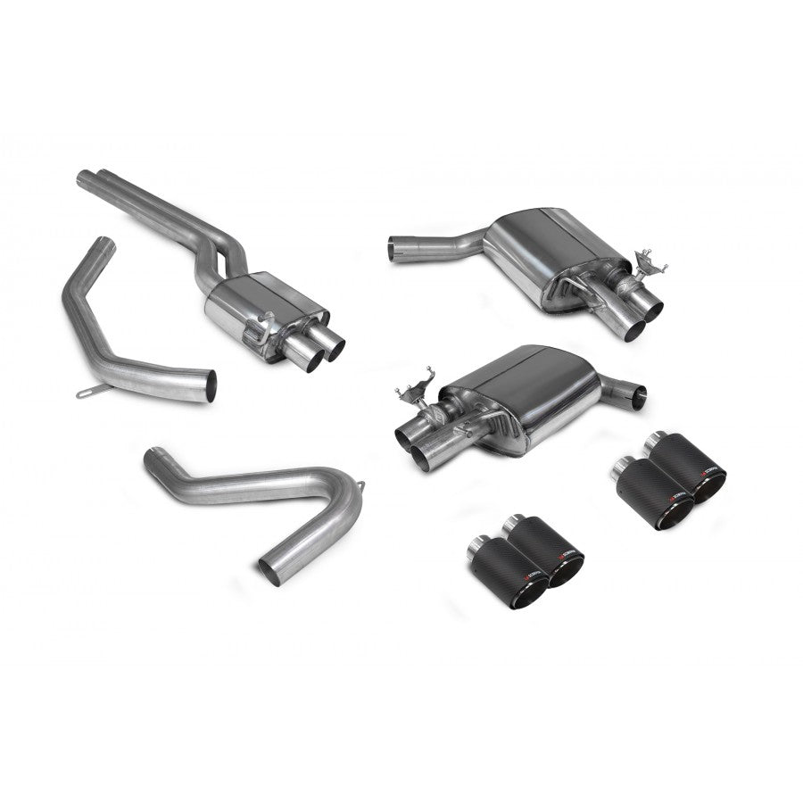 Scorpion Audi S4 B9 Quattro Avant, Berline et Berline - Différentiel non sportif et demi-échappement sans GPF