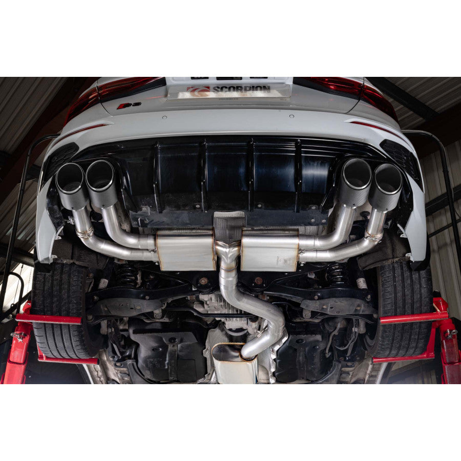 Scorpion Audi S3 2.0TFSi 8Y Quattro (Saloon) GPF-Back Exhaust System