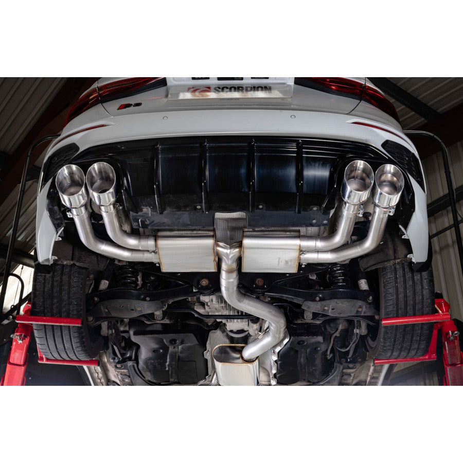 Scorpion Audi S3 2.0TFSi 8Y Quattro (Saloon) GPF-Back Exhaust System