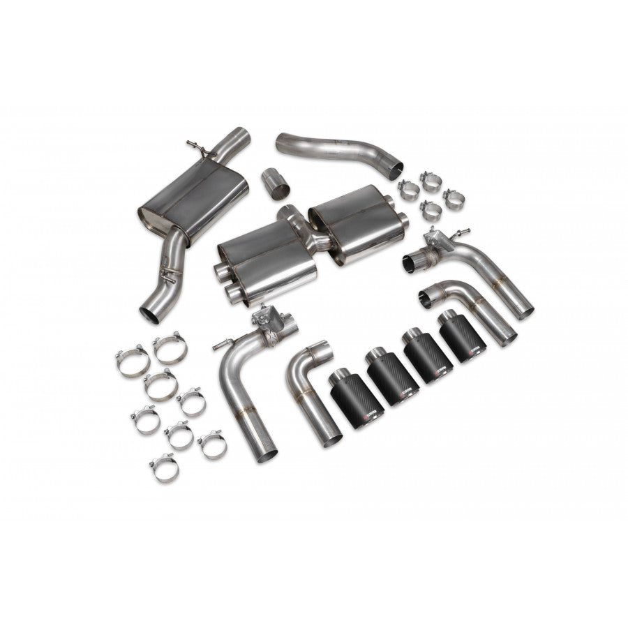 Scorpion Audi S3 2.0T 8V (Saloon) Facelift GPF Model Cat-Back Exhaust System