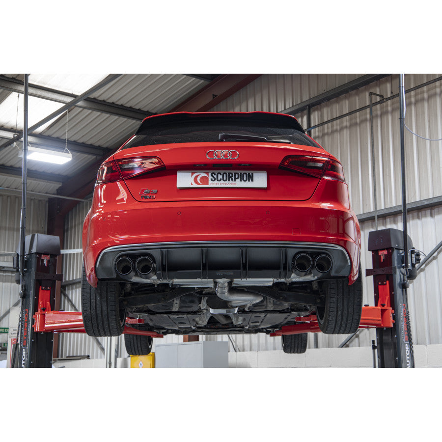 Scorpion Audi S3 2.0T 8V (3dr & Sportback) Facelift GPF Model Cat-Back Exhaust System