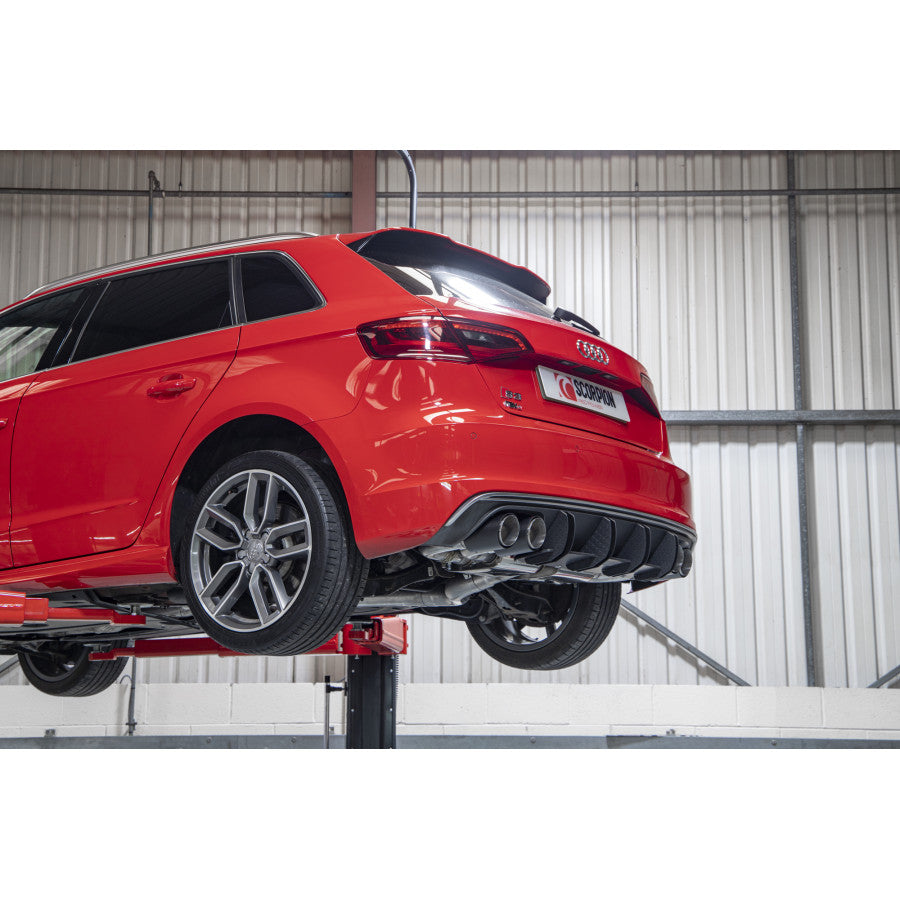 Scorpion Audi S3 2.0T 8V (3dr & Sportback) Facelift Non-GPF Model Cat-Back Exhaust System