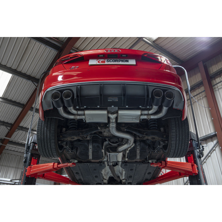 Scorpion Audi S3 2.0T 8V (3dr & Sportback) Facelift GPF Model Cat-Back Exhaust System