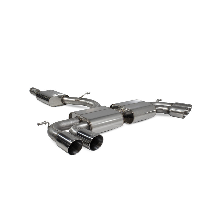 Sistema de escape Cat-Back PFL para Audi S3 2.0T 8V (3dr y Sportback) Scorpion