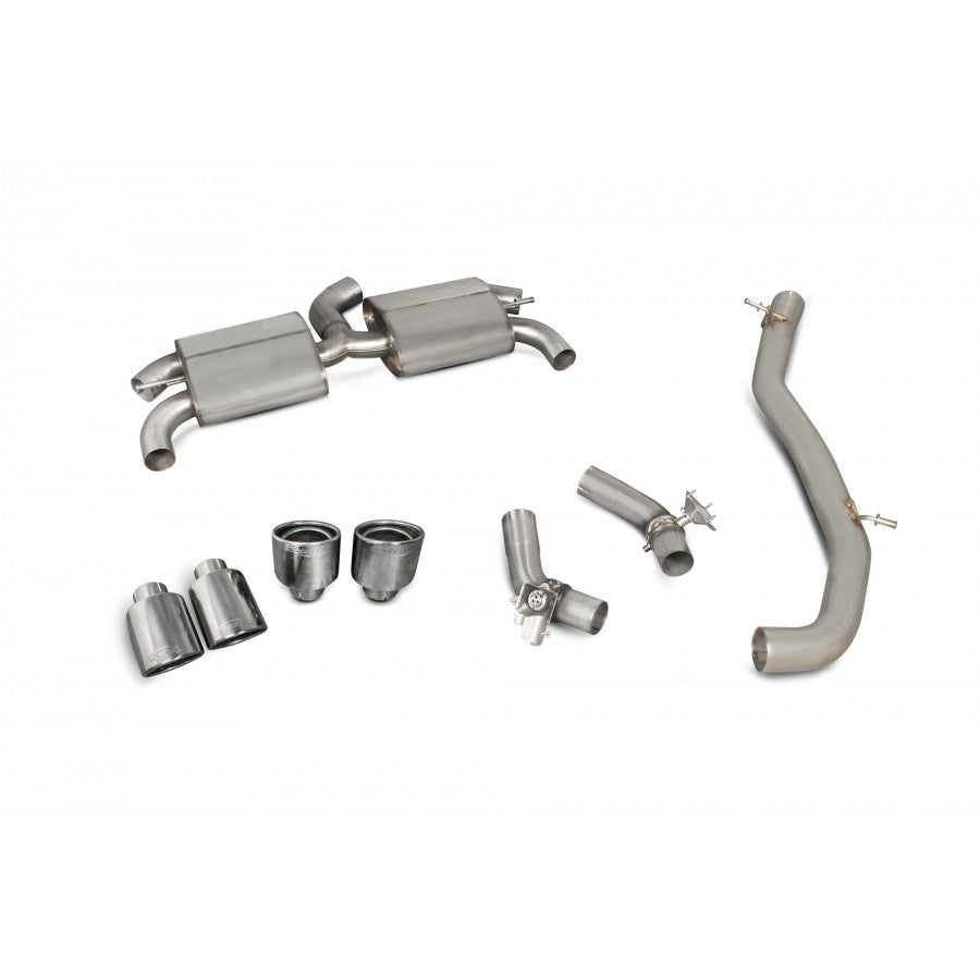 Sistema de escape Cat-Back para el Audi TTS MK3 8S Coupé Scorpion, modelo sin GPF