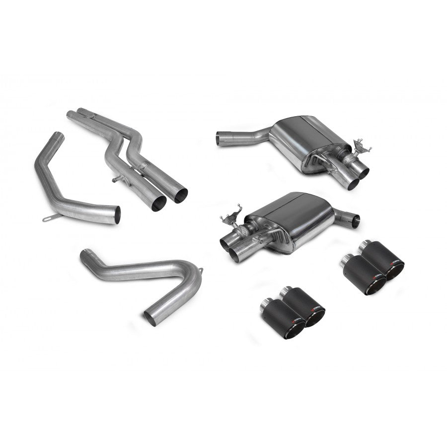 Scorpion Audi S4 B9 Quattro Avant, Berline et Berline - Différentiel non sportif et demi-échappement sans GPF