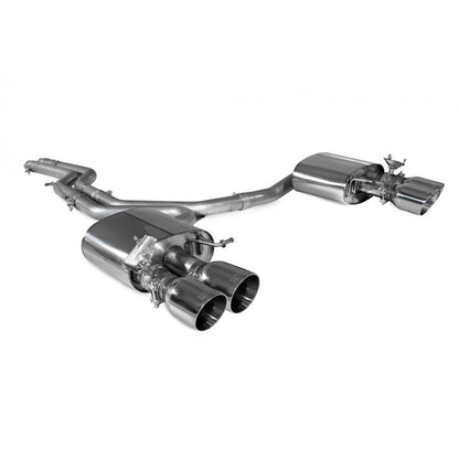 Scorpion Audi S4 B9 Quattro Avant, Saloon & Sedan - Non-Sports Diff & Non-GPF Half Exhaust System