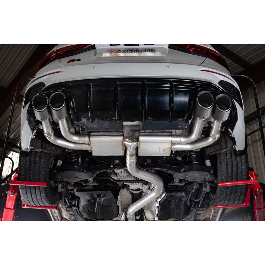 Scorpion Audi S3 2.0TFSi 8Y Quattro (Saloon) GPF-Back Exhaust System