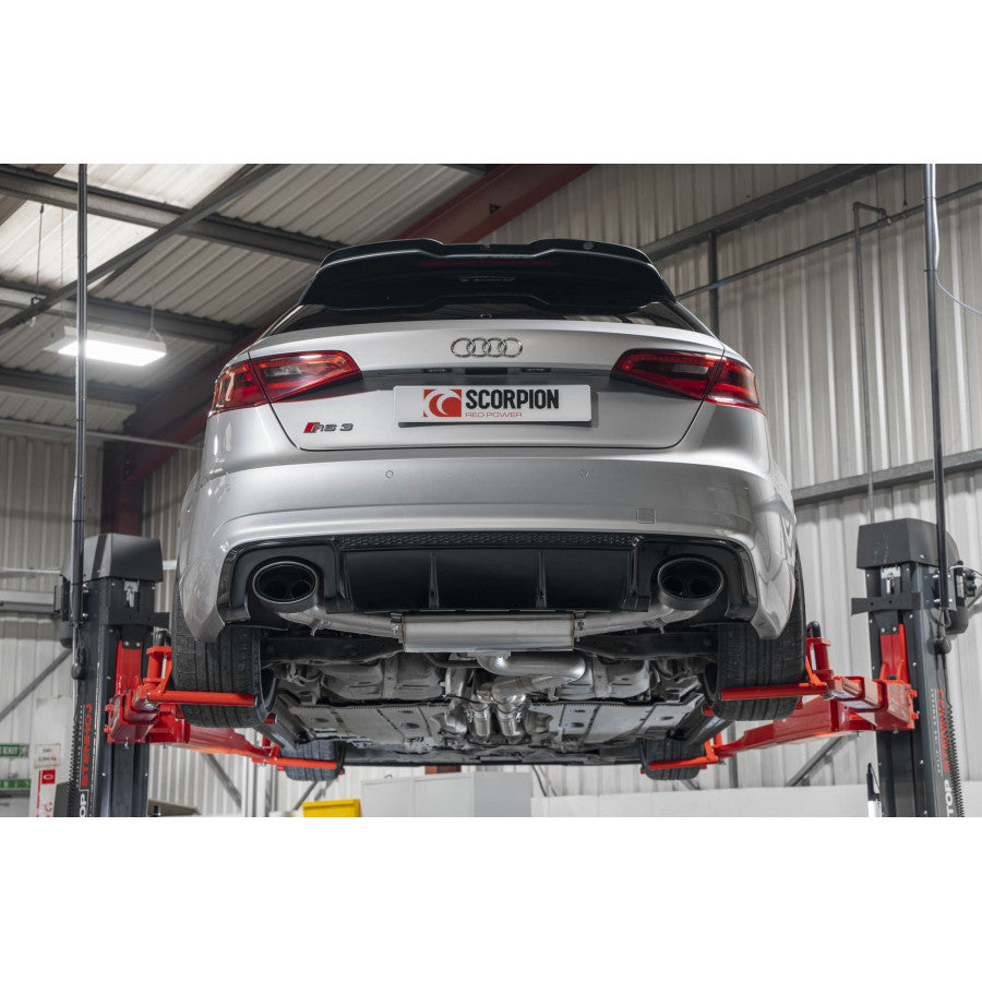 Sistema de escape Cat-Back PFL Sportback para Audi RS3 8V Scorpion