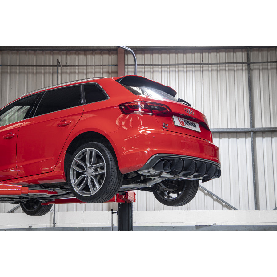 Système d'échappement Cat-Back Scorpion pour Audi S3 2.0T 8V (3 portes et Sportback) Facelift GPF