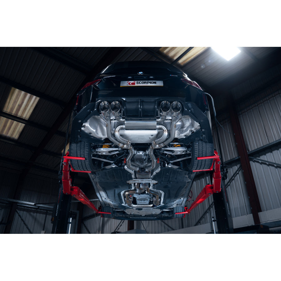 Sistema de escape medio con válvulas para BMW M2 G87 de Scorpion