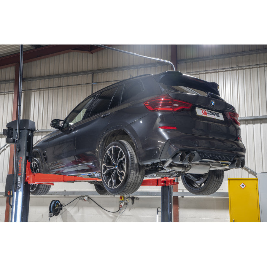 Scorpion BMW X3M Pre-LCI Half System With Valves