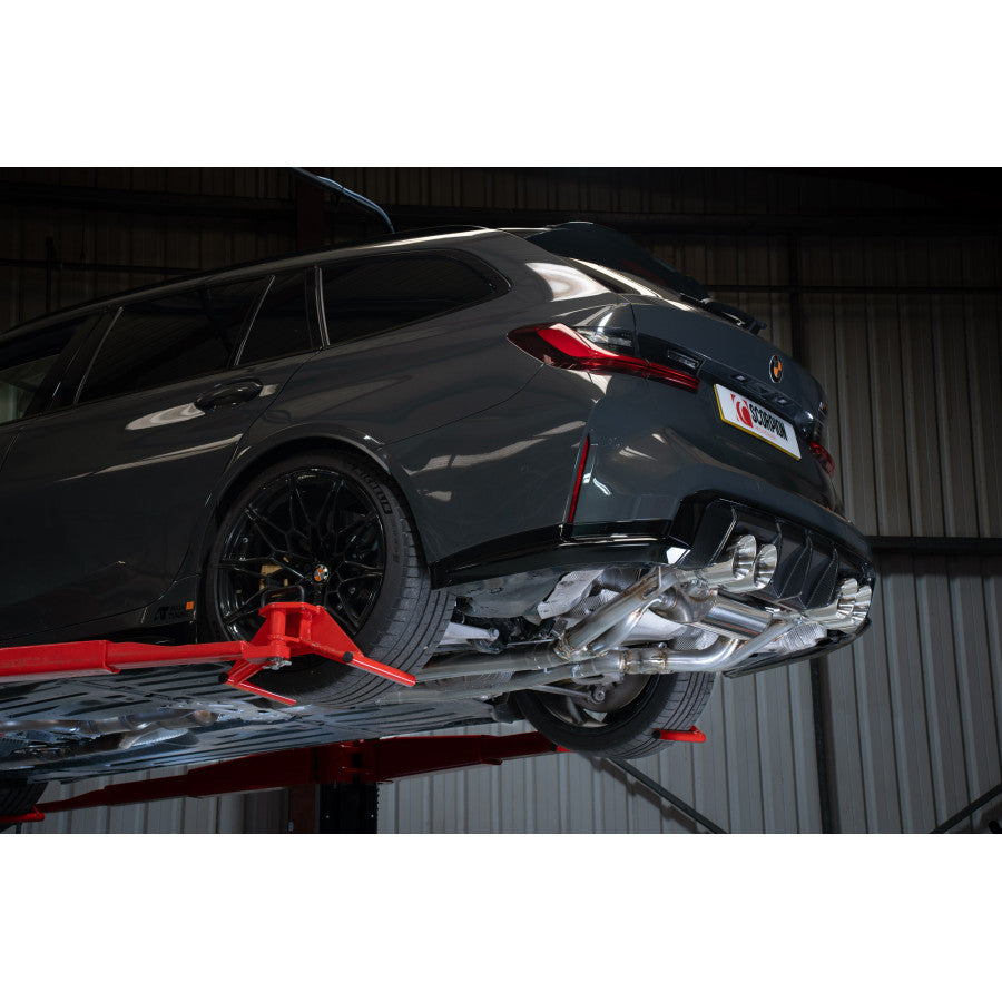 Sistema de escape medio con válvulas para el BMW M3 G81 Touring de Scorpion