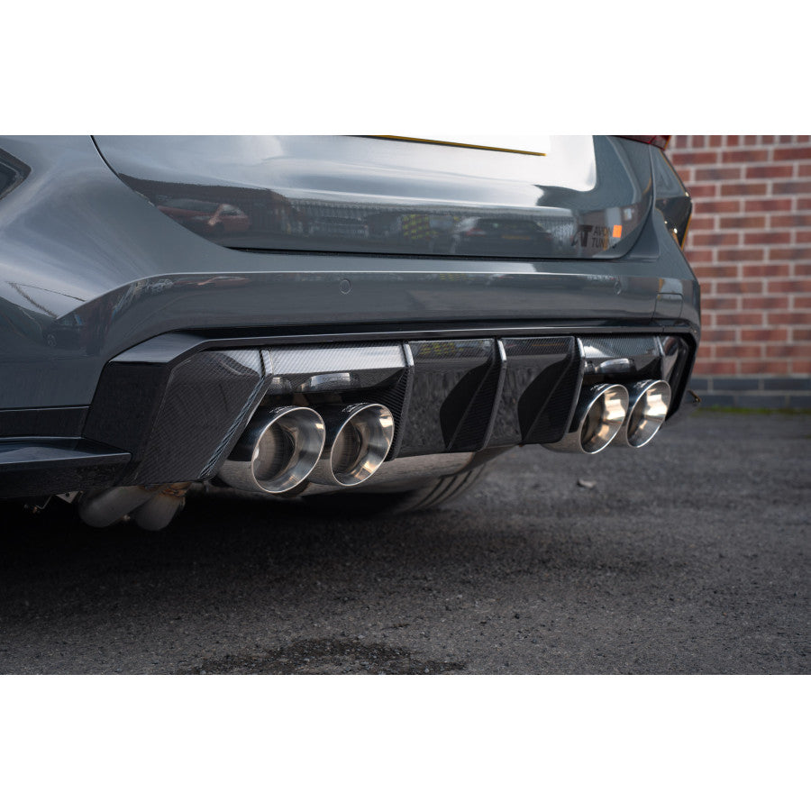 Sistema de escape medio con válvulas para el BMW M3 G81 Touring de Scorpion