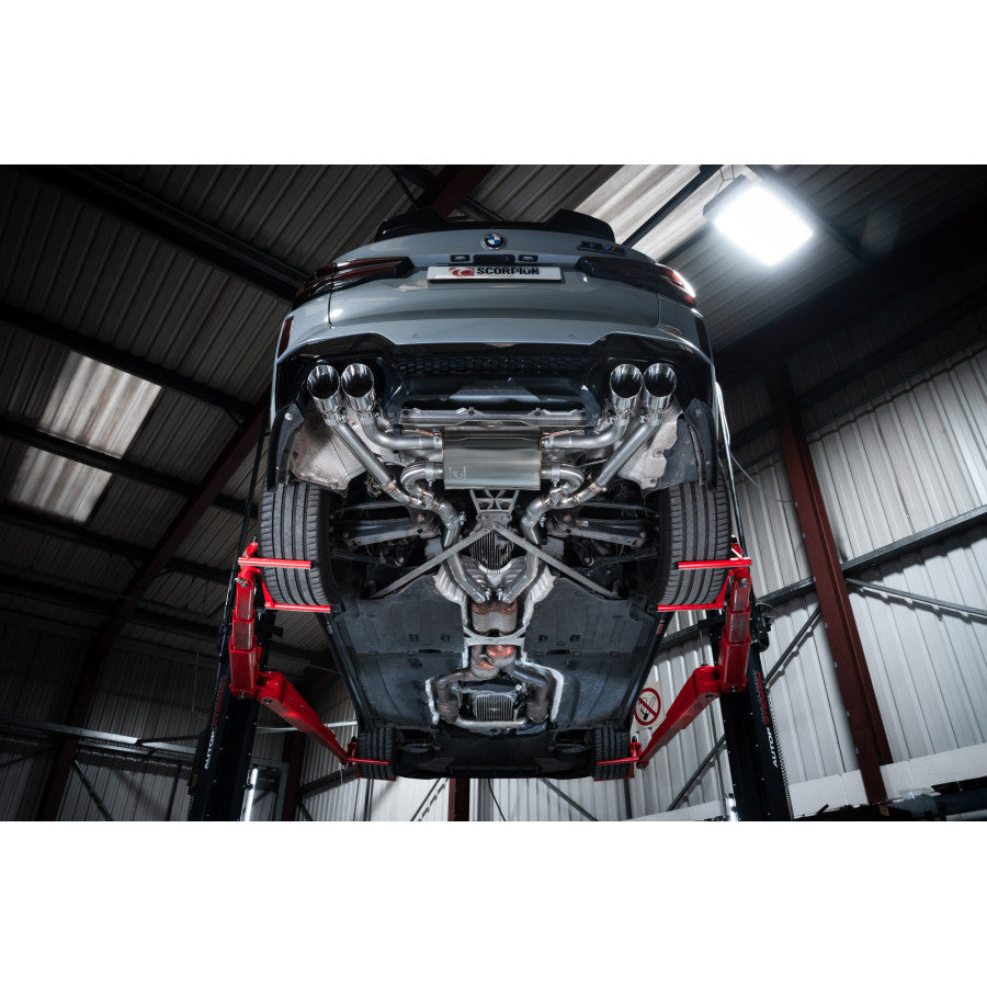 Scorpion BMW X3M/X4M LCI Half System With Valves