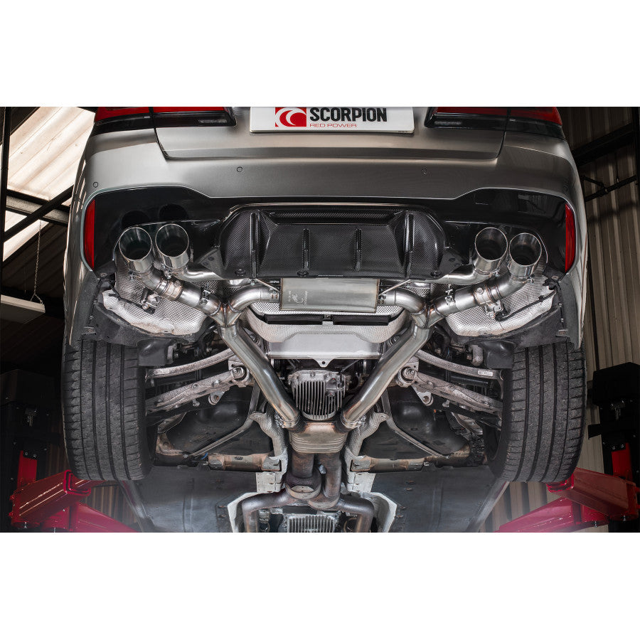 Sistema de escape medio con válvulas para BMW X3M Scorpion