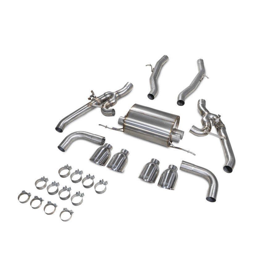 Sistema de escape medio con válvulas para BMW X3M Scorpion