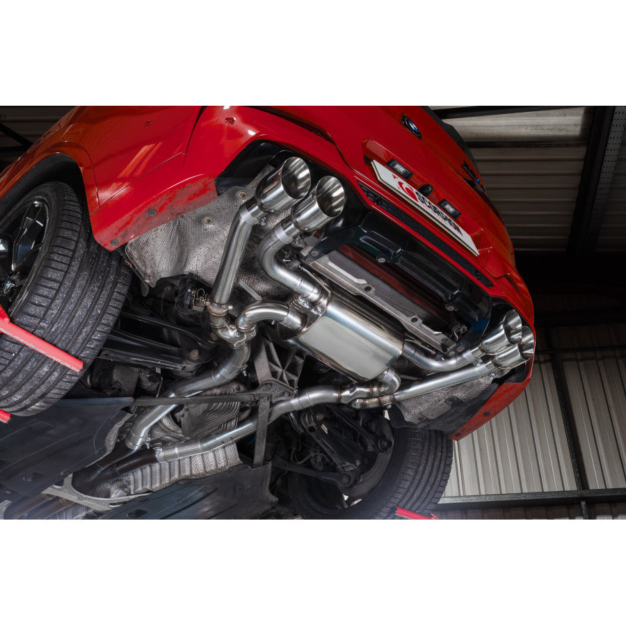 Sistema de escape medio con válvulas para BMW X3M Scorpion