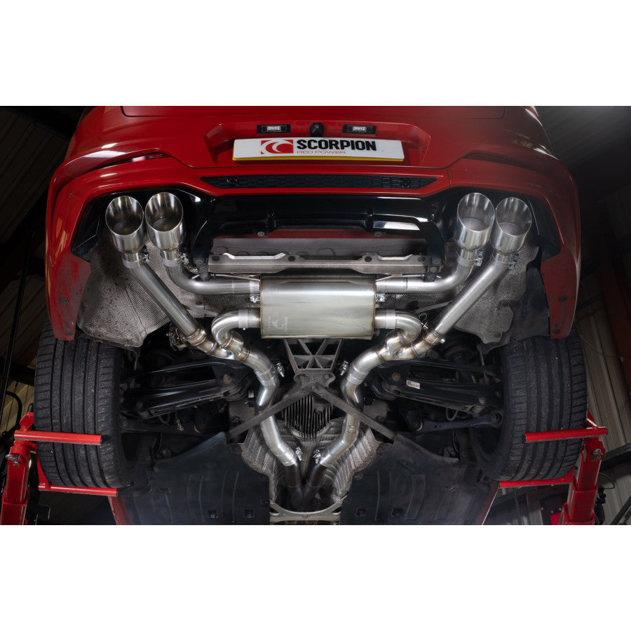 Sistema de escape medio con válvulas para BMW X3M Scorpion