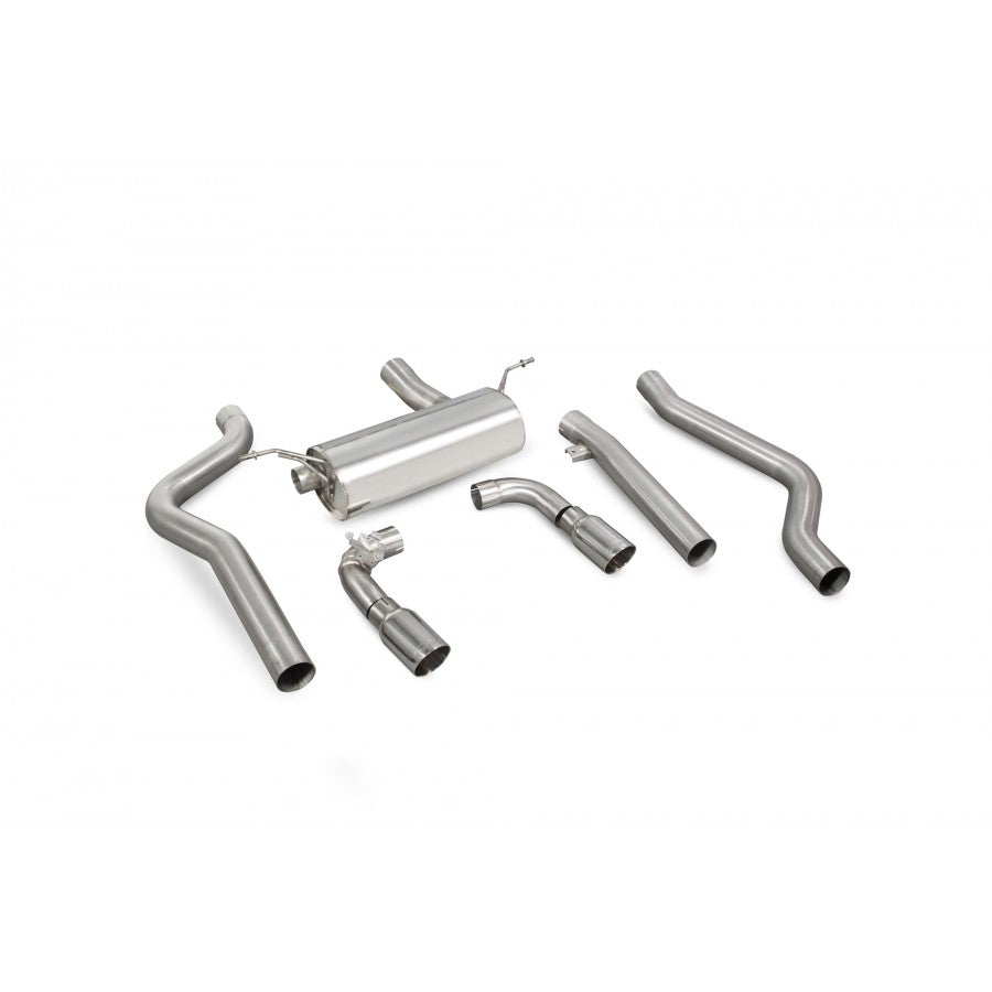 Sistema de escape Cat-back para modelos BMW M140i sin GPF de Scorpion (F20/F21)