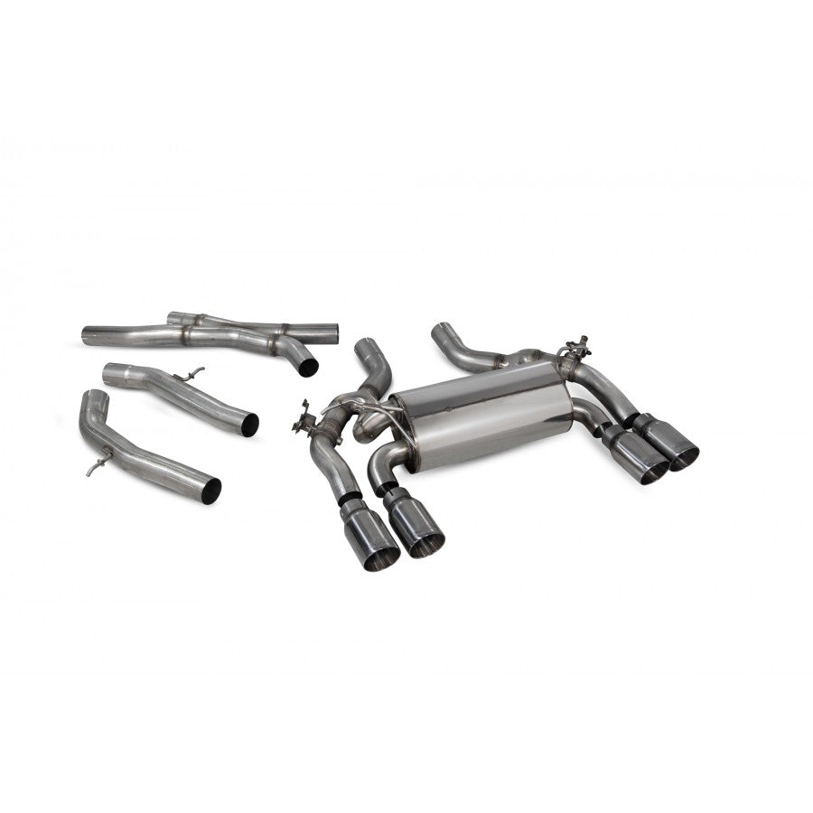 Sistema de escape trasero GPF para BMW M2 Competition de Scorpion (F87 S55)