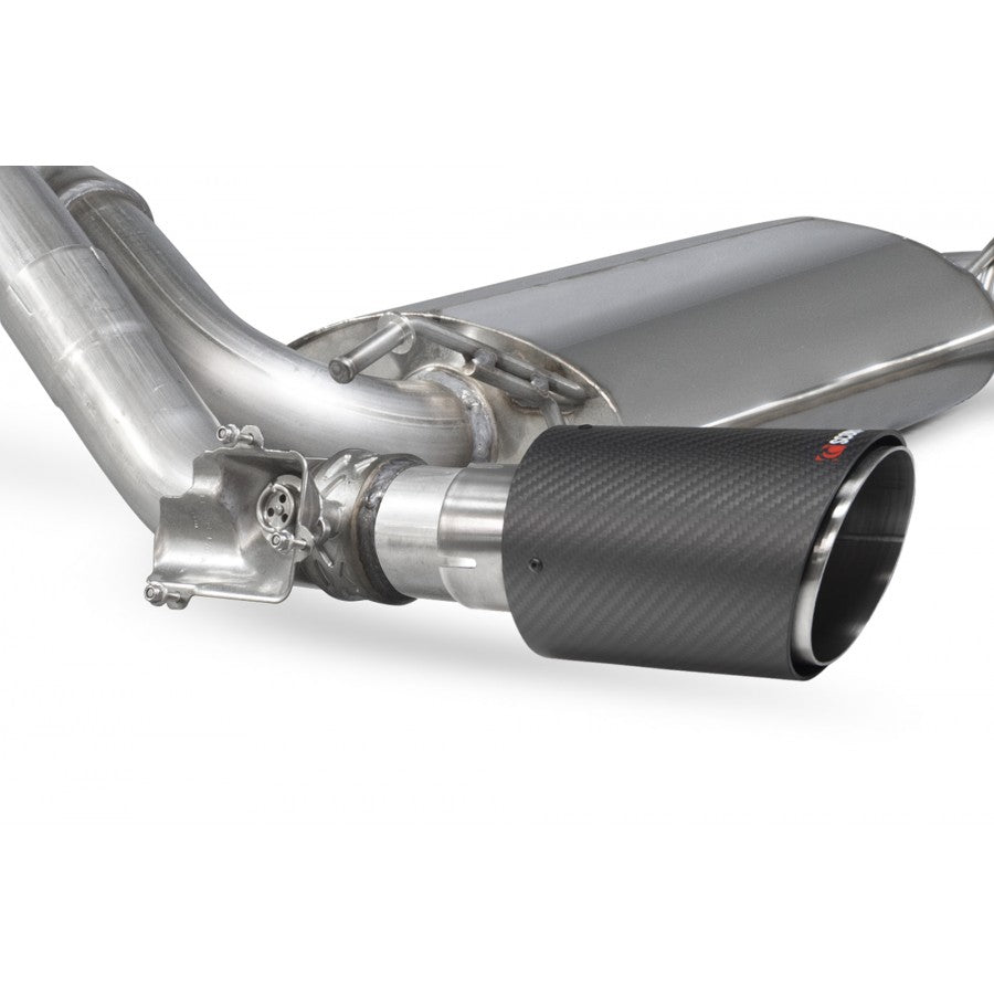 Sistema Cat-Back valvulado del Ford Focus RS MK3 del Escorpión