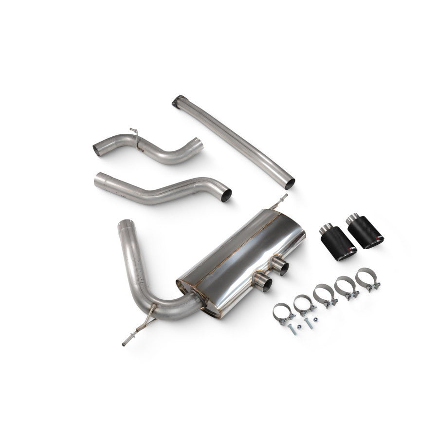 Sistema de escape trasero sin resonancia para Ford Focus ST250 MK3 de Scorpion