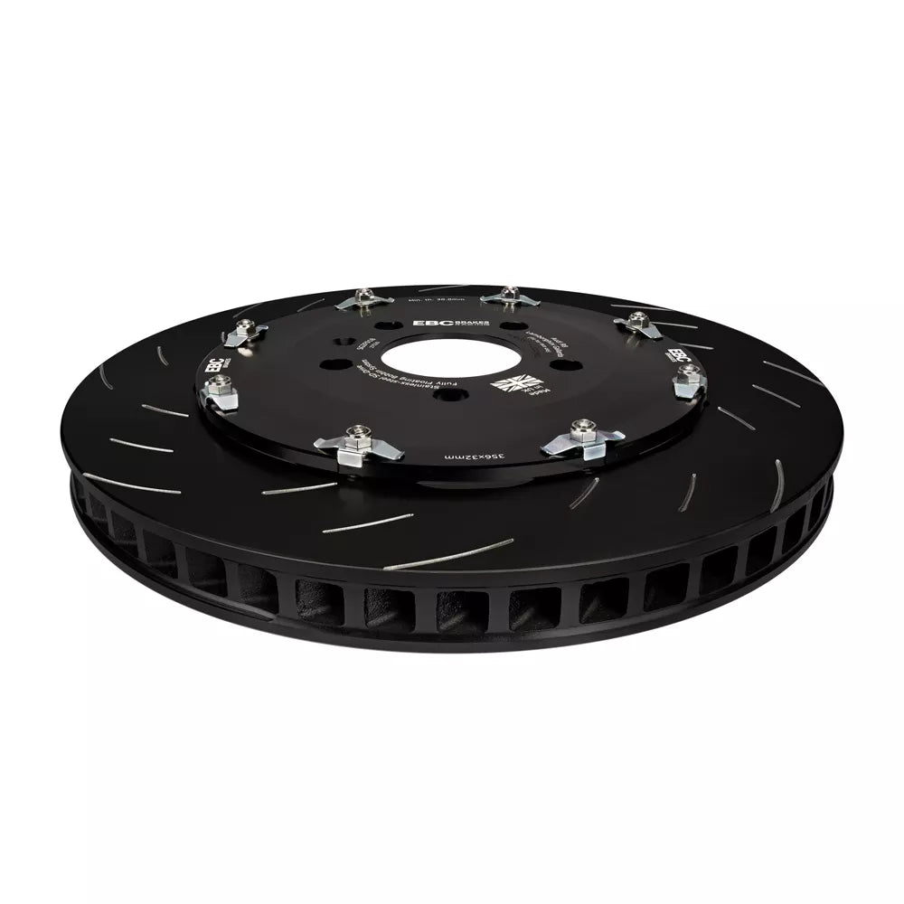 Discos de freno flotantes traseros EBC Racing Audi R8 de 2 piezas SG2F018 