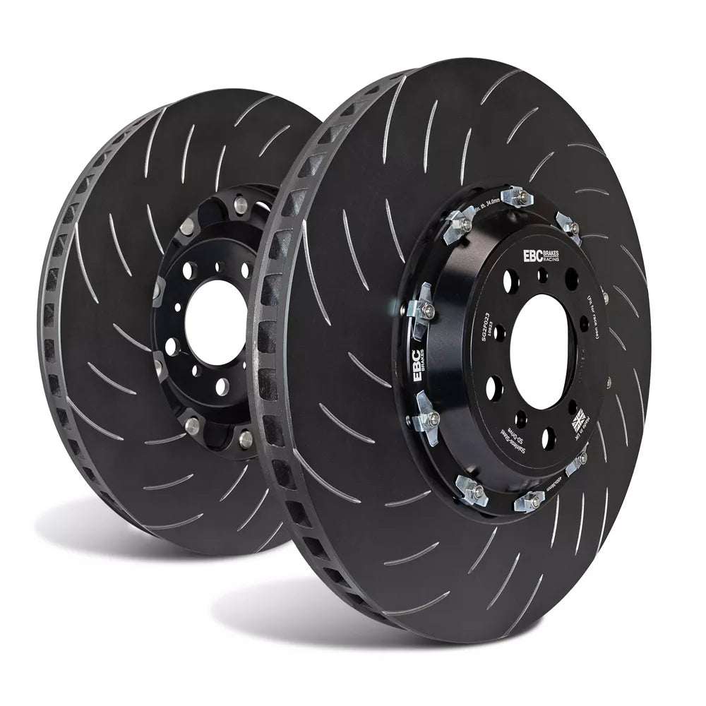 Discos de freno flotantes delanteros EBC Racing BMW M6 F12 de 2 piezas SG2F023 