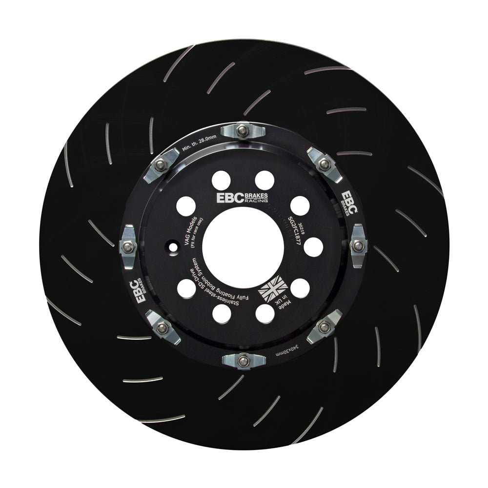 EBC Racing VW Golf GTI Mk8 Front 2-Piece Floating Brake Discs (Non-Clubsport Only) SG2FC1877