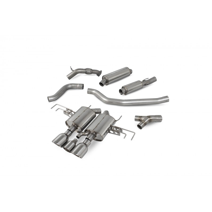 Sistema de escape Cat-Back para Honda Civic Type R FK8 RHD de Scorpion