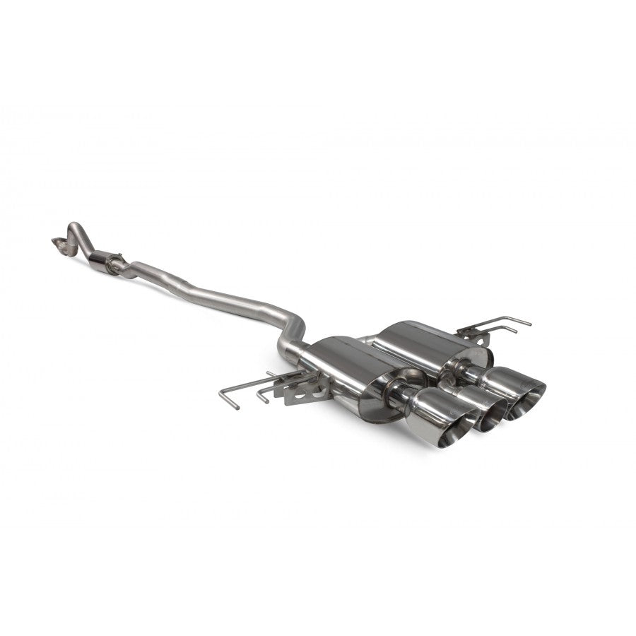 Sistema de escape Cat-Back para Honda Civic Type R FK8 RHD de Scorpion