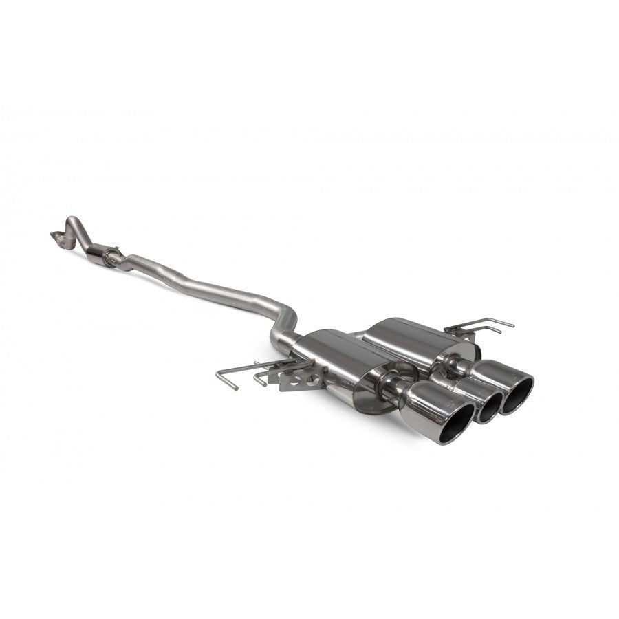 Sistema de escape Cat-Back para Honda Civic Type R FK8 RHD de Scorpion