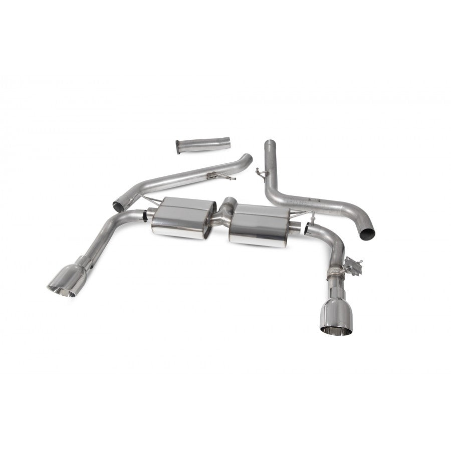 Sistema de escape trasero GPF del Hyundai i30N Fastback de Scorpion