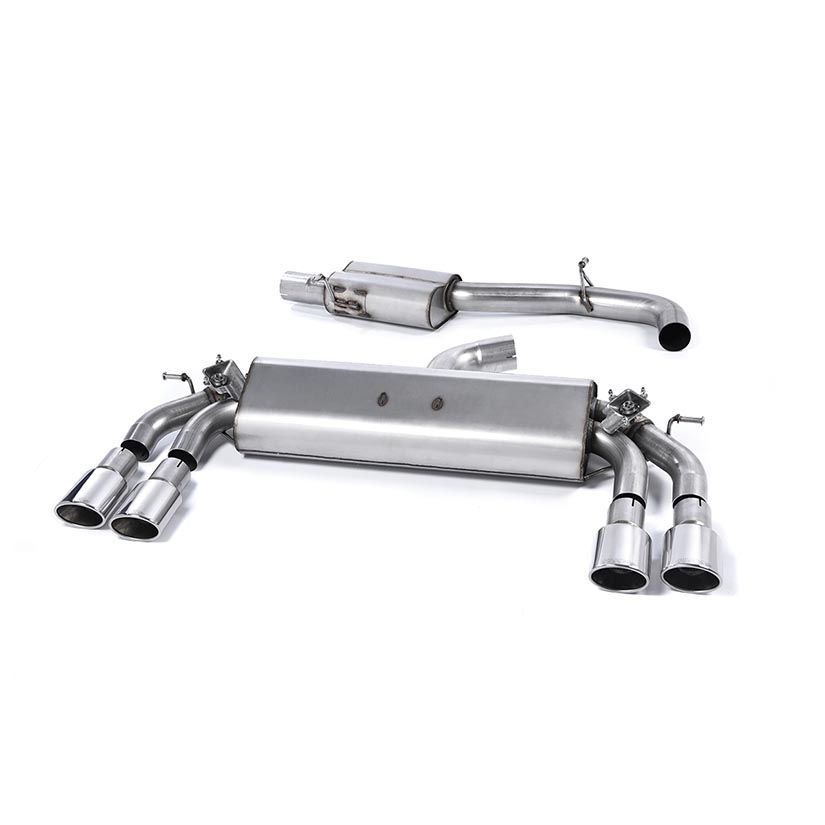 Milltek Sport Audi S3 2.0 TFSI Quattro Sportback 8V 8V.2 Cat-Back Exhaust System