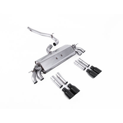 Milltek Sport Audi S3 2.0 TFSI Quattro Saloon Cabrio 8V 8V.2 Cat-Back Exhaust System