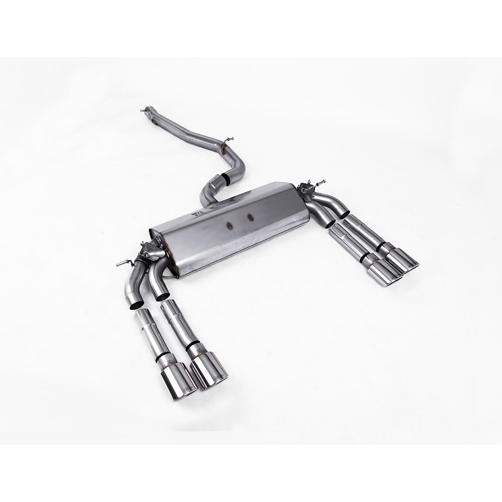 Milltek Sport Audi S3 2.0 TFSI Quattro Saloon Cabrio 8V 8V.2 Cat-Back Exhaust System