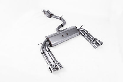 Milltek Sport Audi S3 2.0 TFSI Quattro Saloon Cabrio 8V 8V.2 Cat-Back Exhaust System