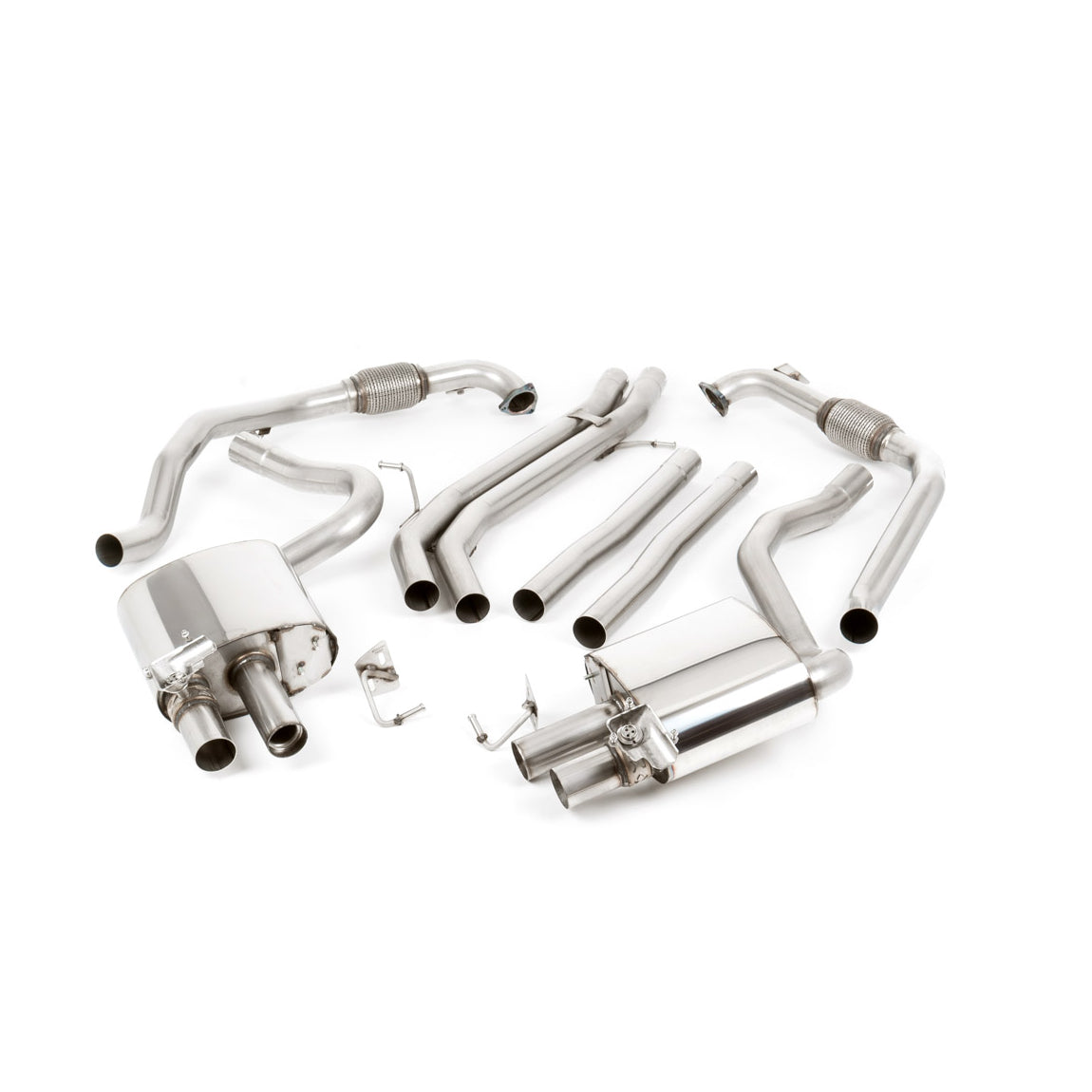 Milltek Sport Audi S5 Quattro Coupe B9 (Sport Diff With Brace Bars) Cat-Back Exhaust System