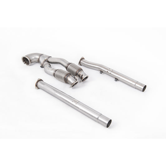 Milltek Sport Audi TTRS Quattro 8S (GPF) Large-Bore Downpipe De-Cat V2 Exhaust