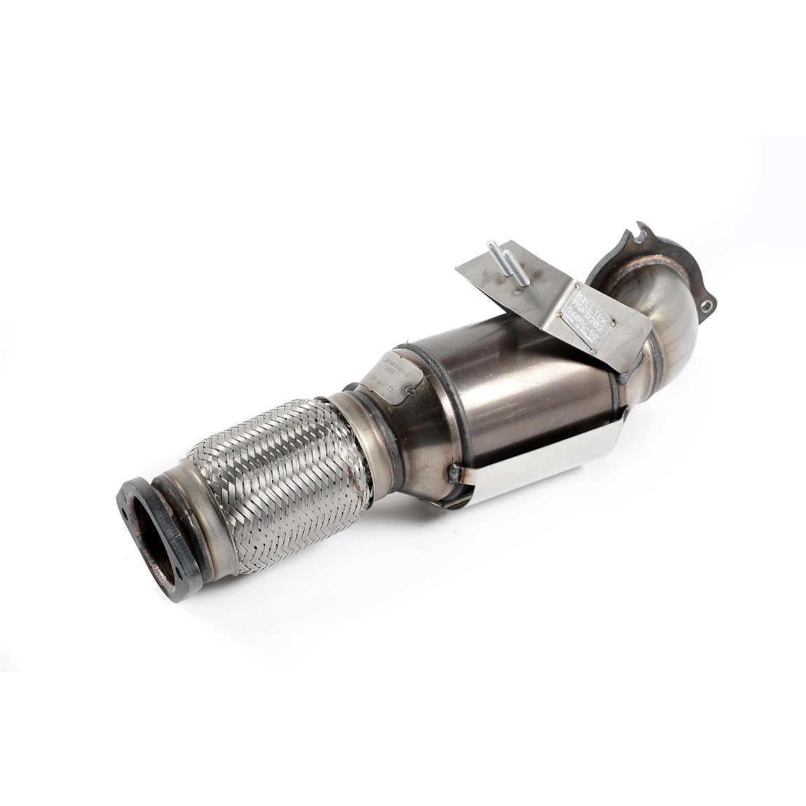 Escape deportivo Milltek Sport Ford Fiesta ST Mk7 ST180 ST200 1.6 EcoBoost con bajante de alto flujo y catalizador