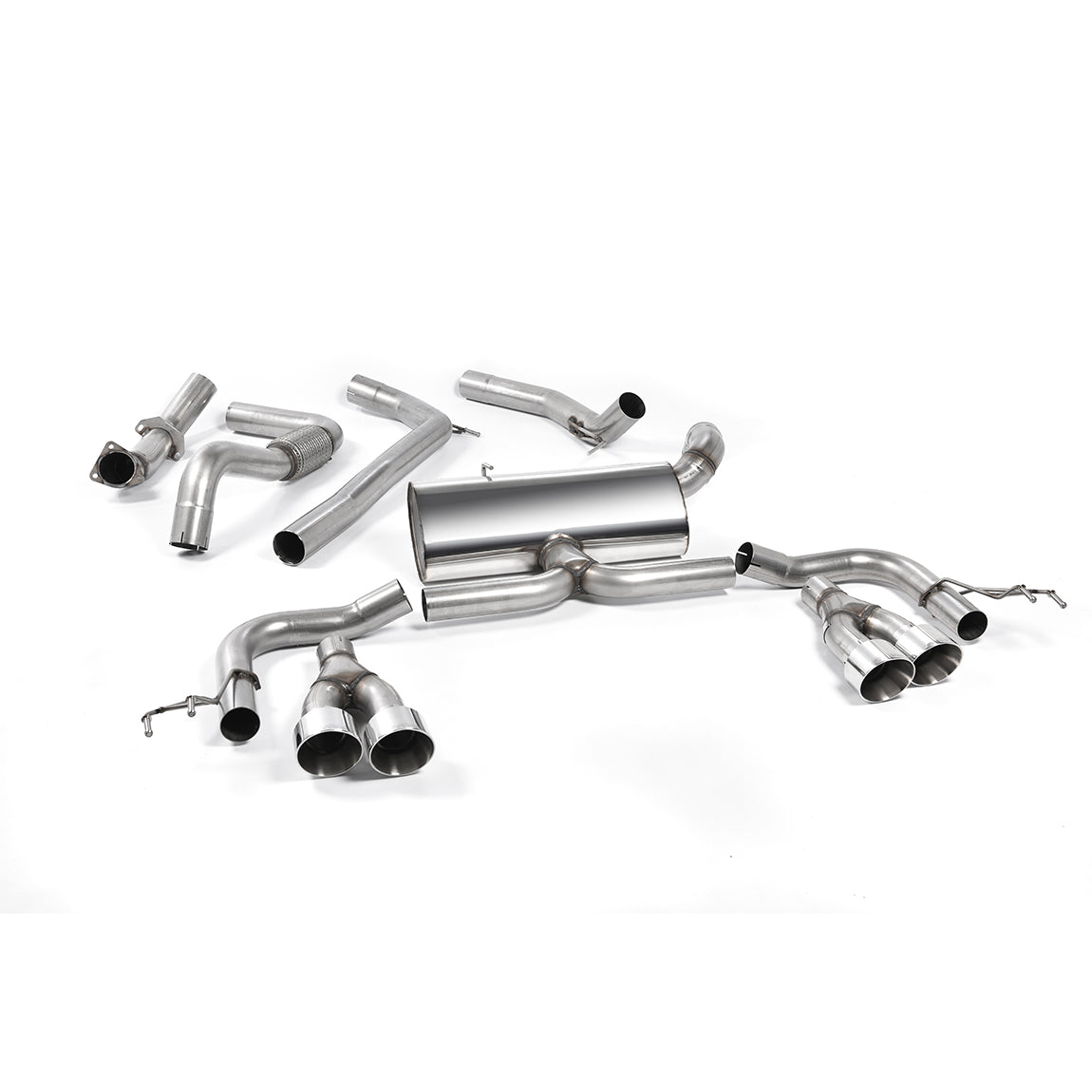 Système d'échappement arrière Milltek Sport pour Honda Civic Type R FK2