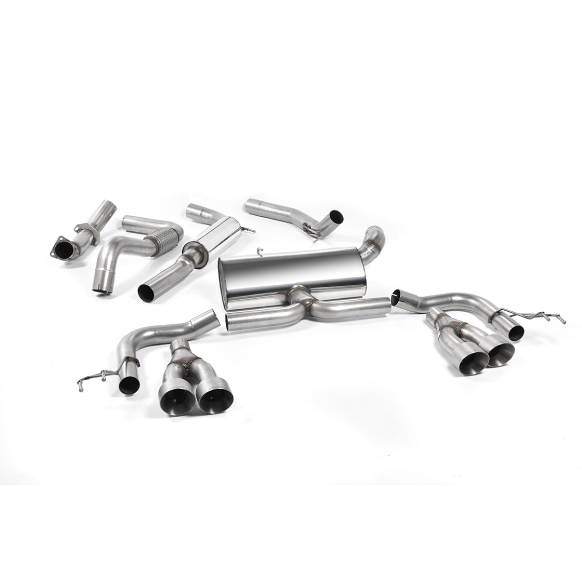 Système d'échappement arrière Milltek Sport pour Honda Civic Type R FK2