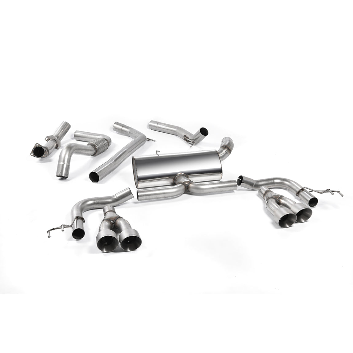 Système d'échappement arrière Milltek Sport pour Honda Civic Type R FK2