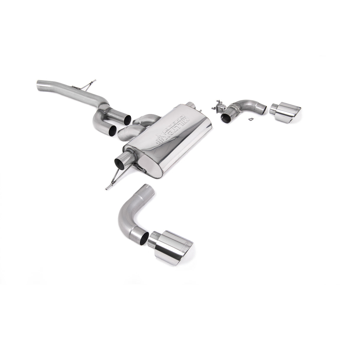 Sistema de escape trasero Milltek Sport Toyota GR Supra A90 2.0 B48 GPF