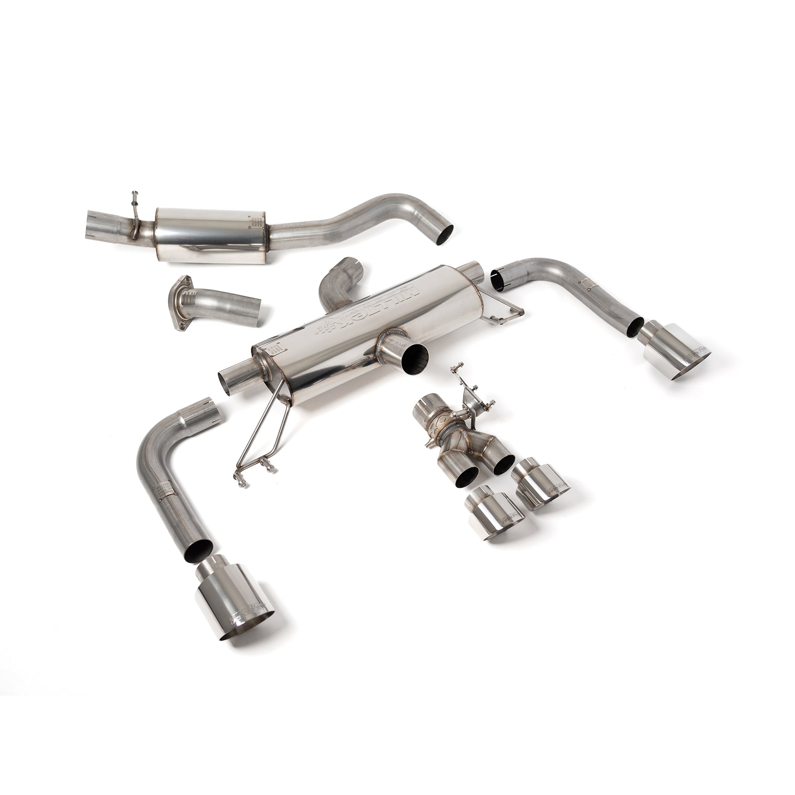 Sistema de escape trasero Milltek Sport Toyota GR Yaris GPF